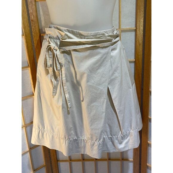 Loft Sz 6 Belted Khaki Skirt - Picture 1 of 9